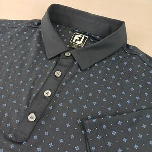 Footjoy XL Mens Polo Shirt Golf Geometric All Over 24x29